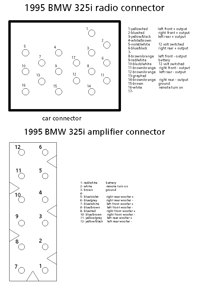 1995 Bmw 318ti radio wiring diagram #6