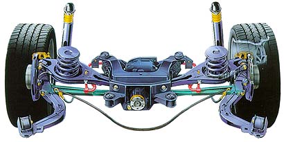 Bmw e36 rear suspension diagram #5