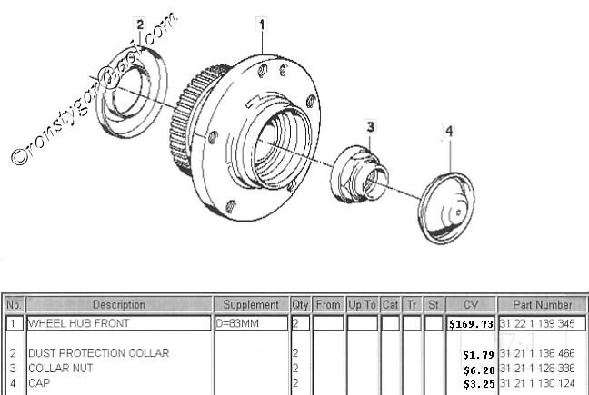 Replace front wheel bearings chrysler cirrus #4